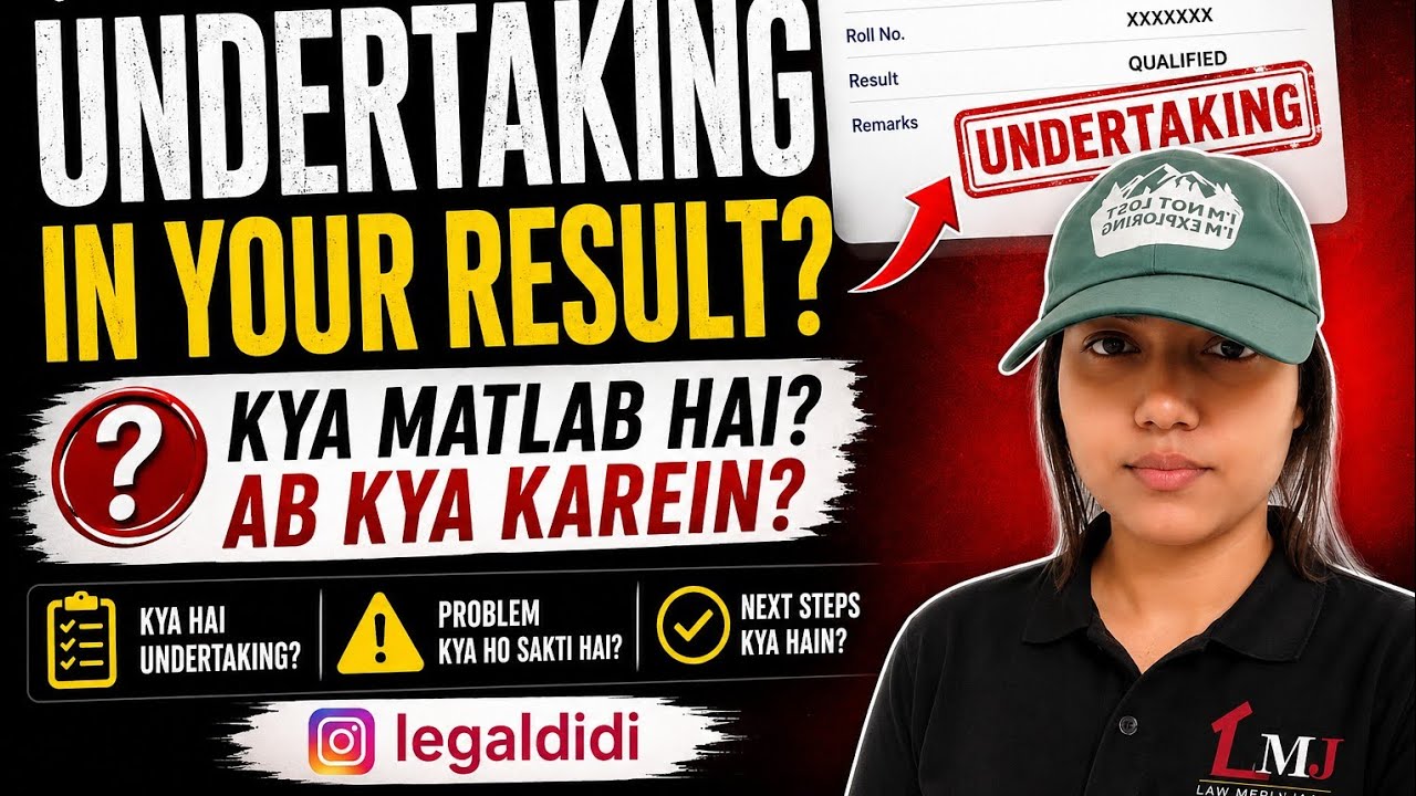 AIBE Result mein &ldquo;UNDERTAKING Ya WITHHELD&rdquo; likha aa raha hai? 😳⚖️