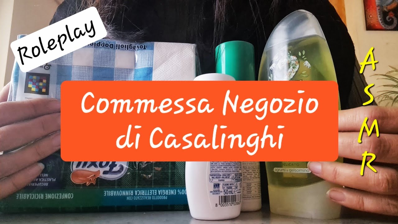 [ ASMR ] - Roleplay- COMMESSA NEGOZIO DI CASALINGHI- Soft Spoken  ita 
