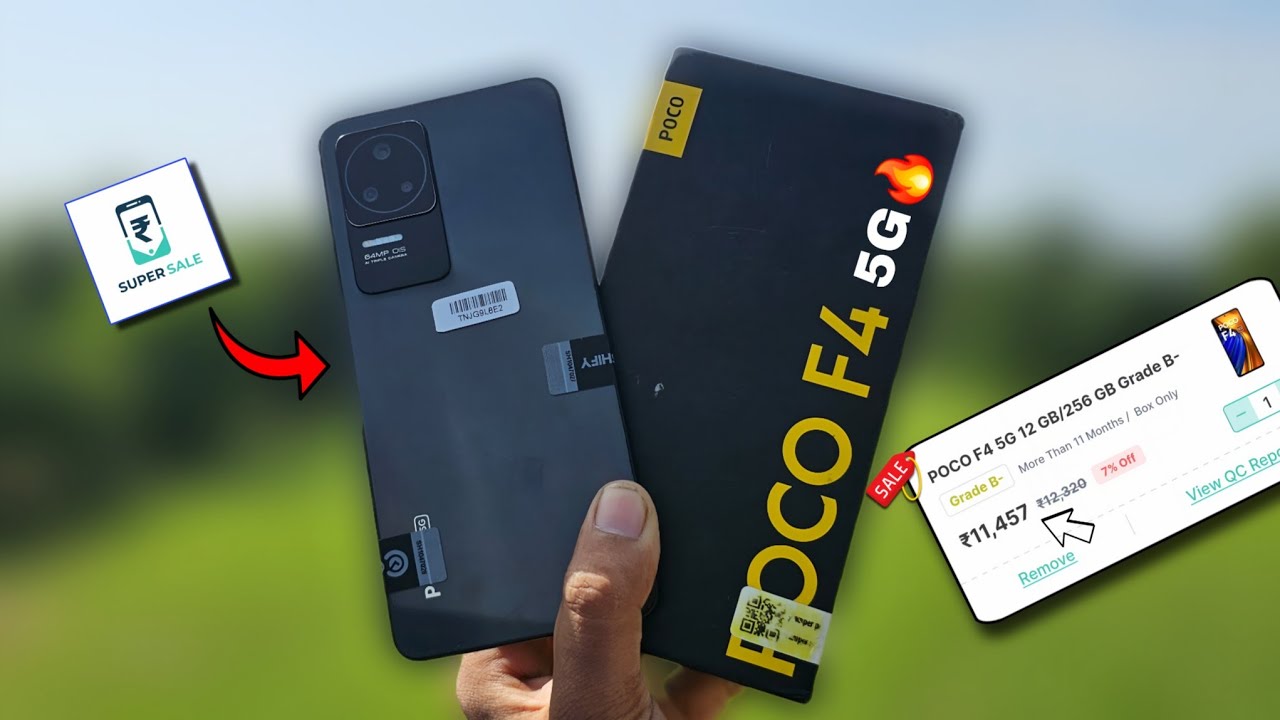 Poco F4 5G just ₹11K💫 From Cashify super sale Grade B-