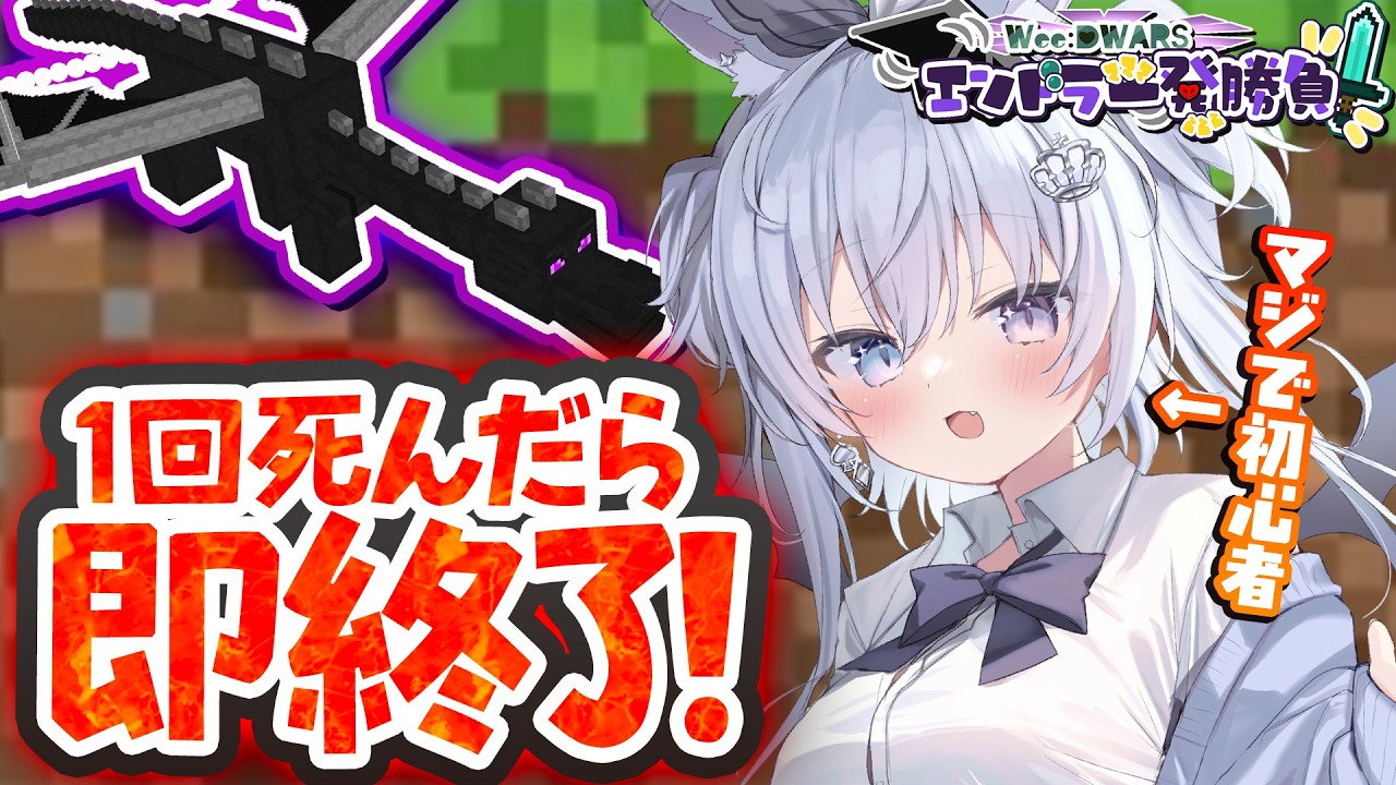 【命は一度きり】総勢30名越え！？マイクラハードコアでエンドラ討伐！【#WeeDWARSエンドラ一発勝負】