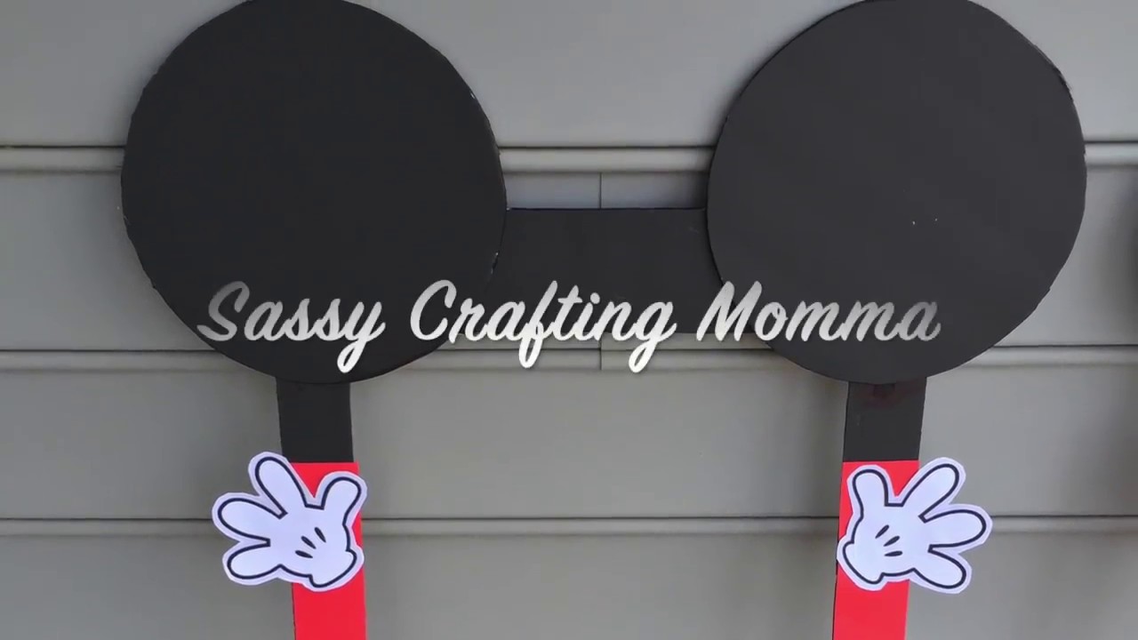 Mickey Mouse Photo Booth Frame