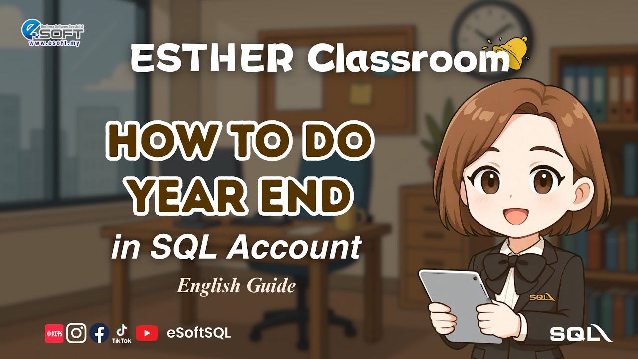 HOW TO SET YEAR END IN SQL ACCOUNT