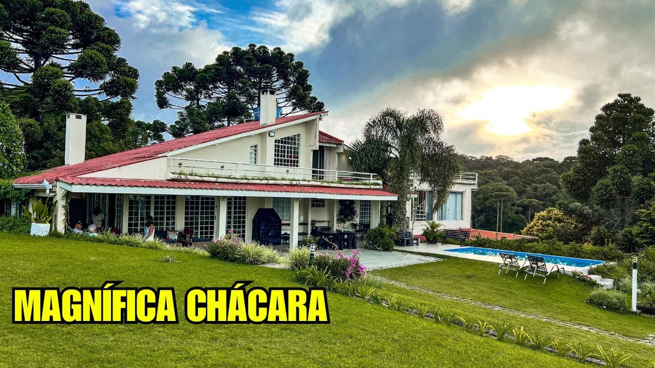 VENDIDO/ CHÁCARA LINDA A POUCOS KM DE CURITIBA-PR | POMAR COMPLETO | PISCINA AQUECIDA