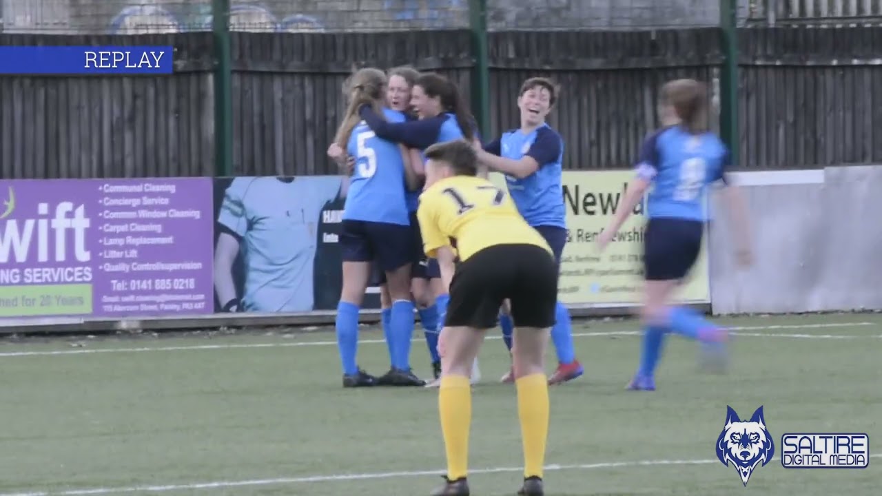 GOAL: Renfrew Ladies 1-0 Edinburgh City - SWF Championship South 17 - 27/02/22