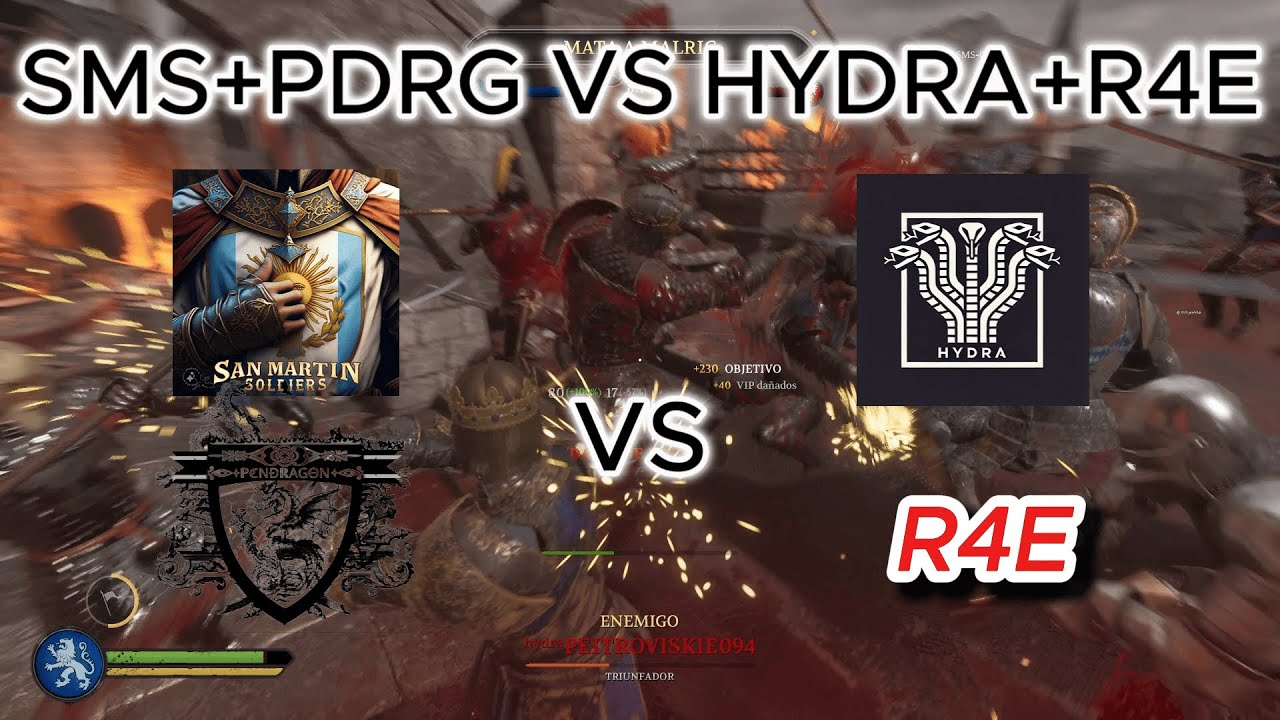 Victoria aplastante Clanwar Chivalry 2 | SMS+PDRG VS HYDRA+R4E