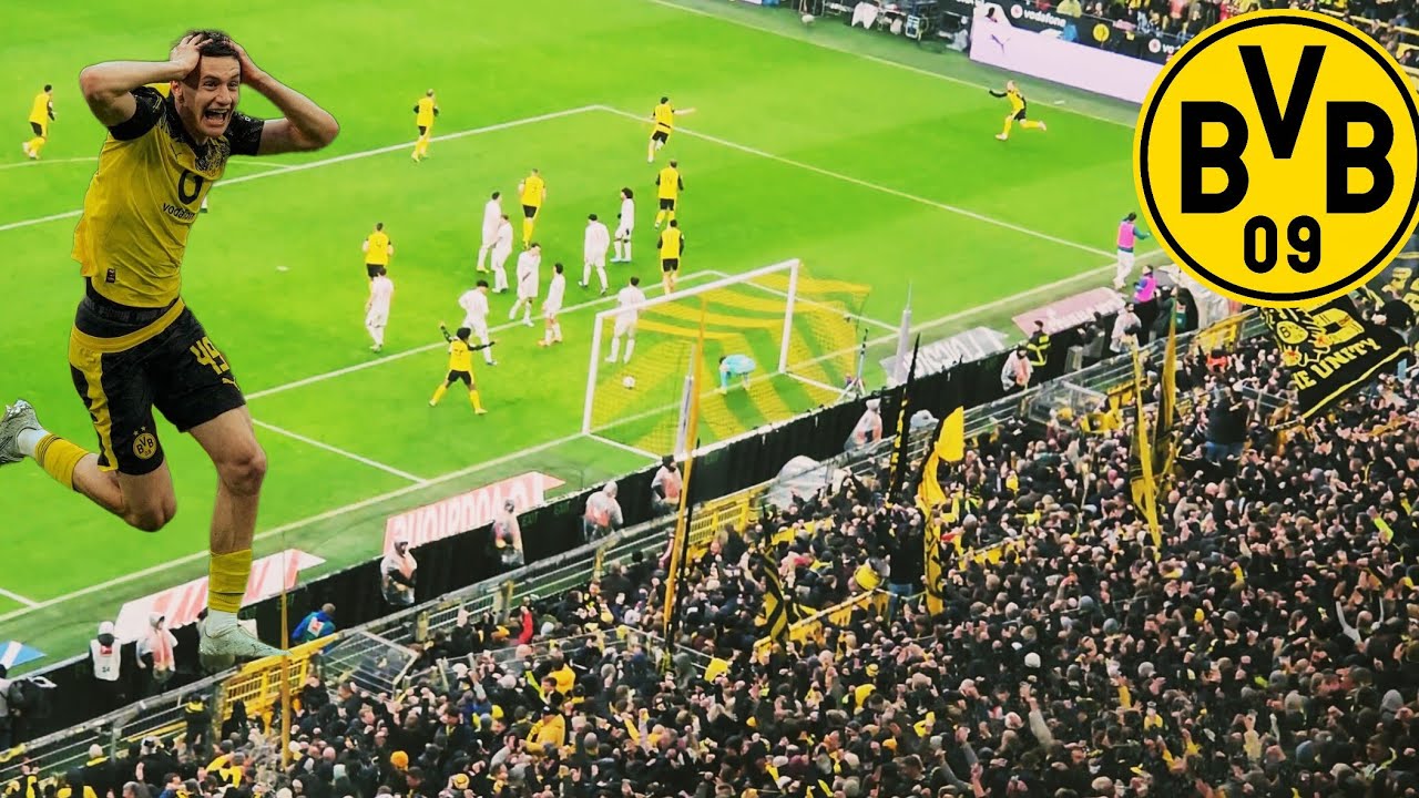 Borussia Dortmund Tor gegen FC Augsburg von Luca Reggiani