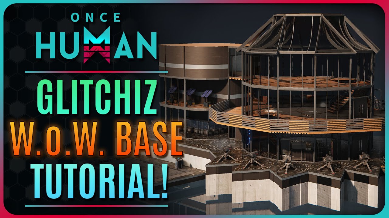 GLITCHIZ WAY OF WINTER BASE BUILD TUTORIAL! 【Once Human】