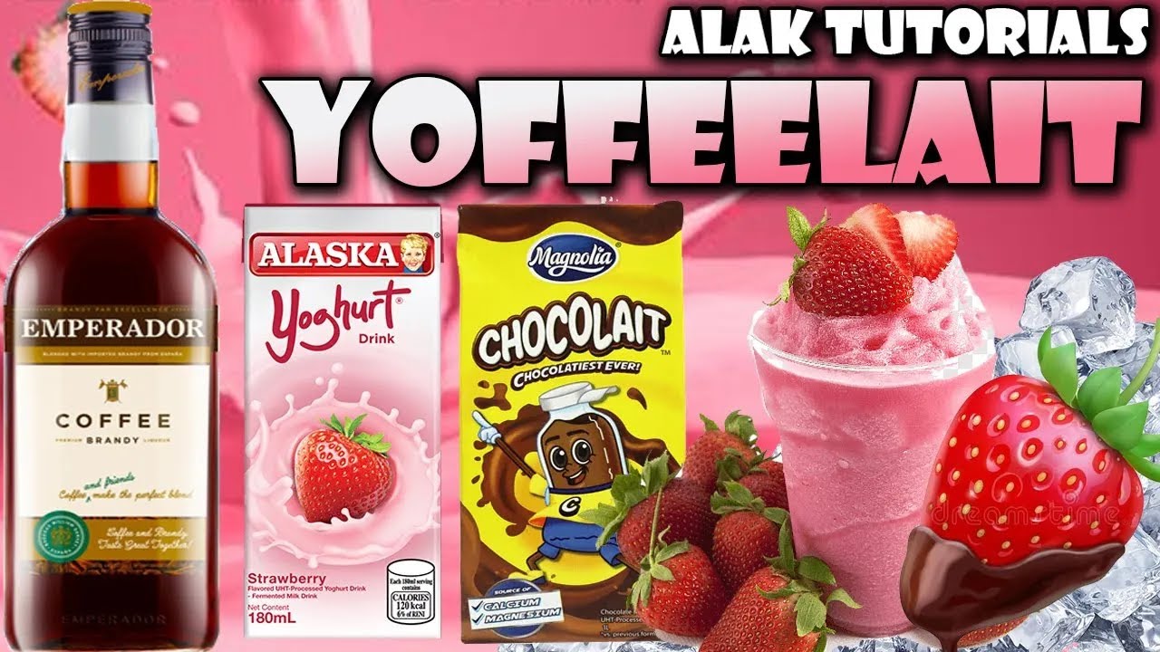 Emperador Coffee YOFFEELAIT Alaska Yoghurt + Chocolait Pinoy Cocktail | Alak Tutorials 150