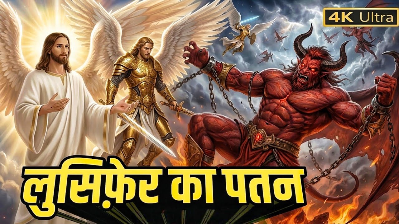 स्वर्ग का महायुद्ध: लुसिफर 'शैतान' कैसे बना? | The Fall of Lucifer in Hindi | True Biblical Story