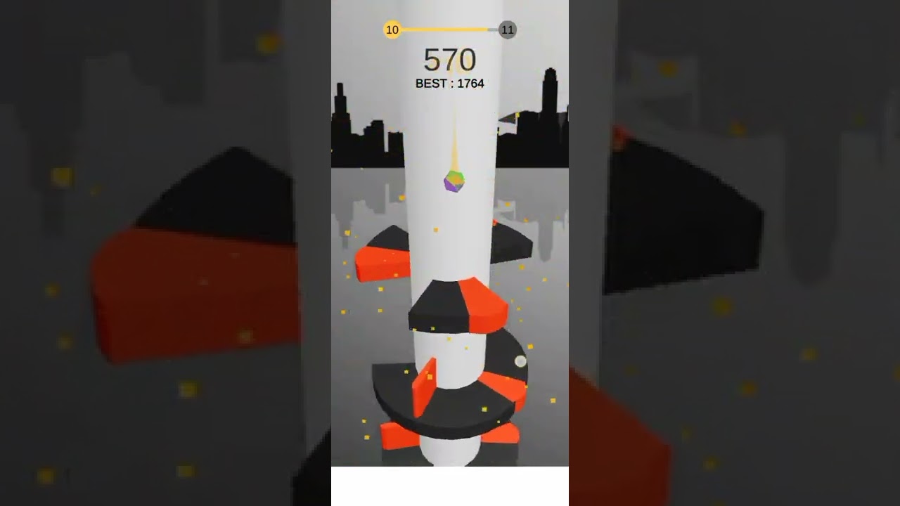 Helix Jump | Level #10 complete