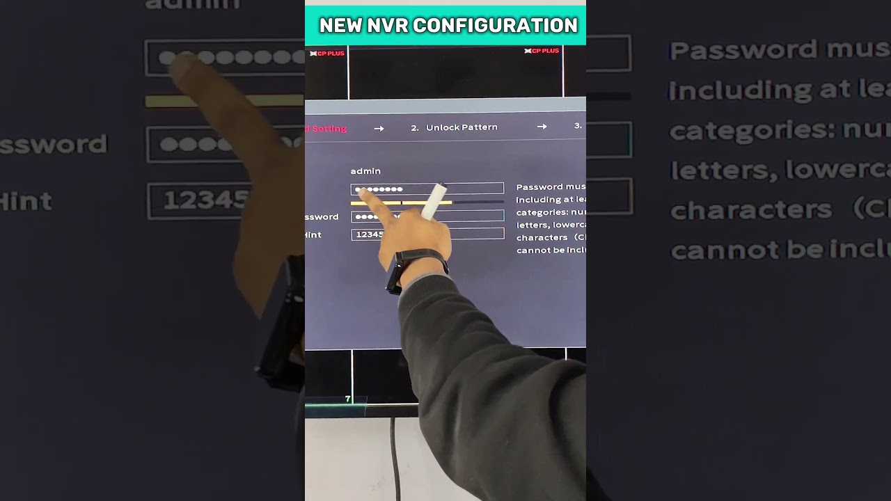 HOW To Configure New NVR /Cp Plus/Dahua/Hikvision #cctv #1k