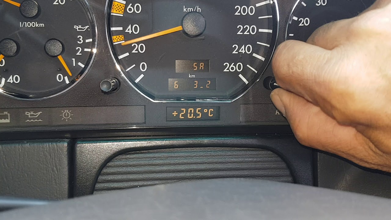 Mercedes W140 Secret Cluster Push in Pin on Knob