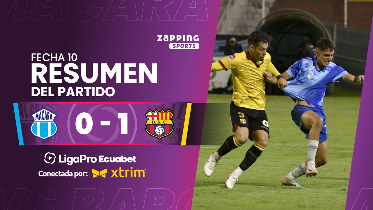 Macará 0 - 1 Barcelona SC / Fecha 10 / LigaPro Ecuabet conectada por Xtrim