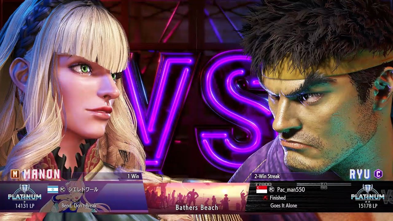 Street Fighter 6 - Online Ranked Match (Modern Manon Vs Classic Ryu)