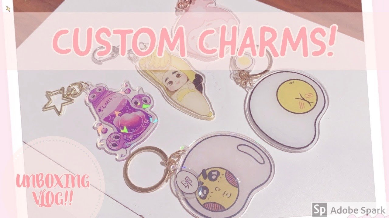 Custom Acrylic Charms (Unboxing)!!