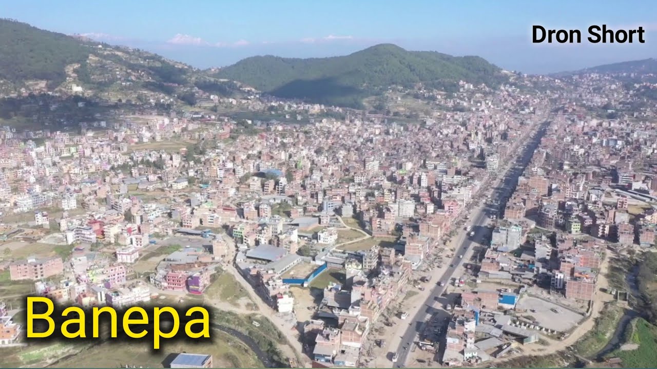 Banepa Bazar Kavre. Dron Short