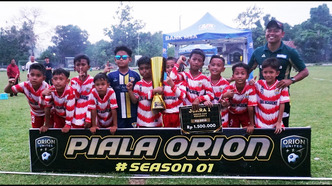 Dua Gol Al-Junio mengantarkan SNC Juara 1 Piala Orion Season 1 KU 2016