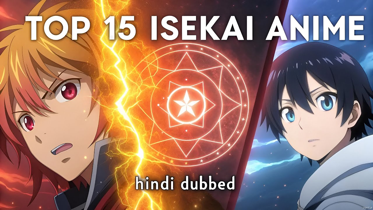Top 15 Isekai Anime in Hindi Dubbed on Crunchyroll You Must Watch | Best Fantasy Picks 2025