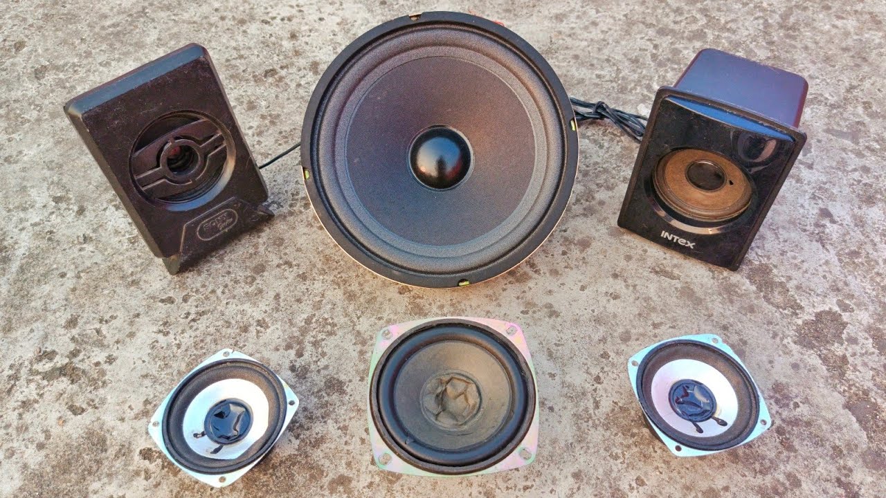 Scrap Speaker Sound Test – It Threw Out a Massive Boom!