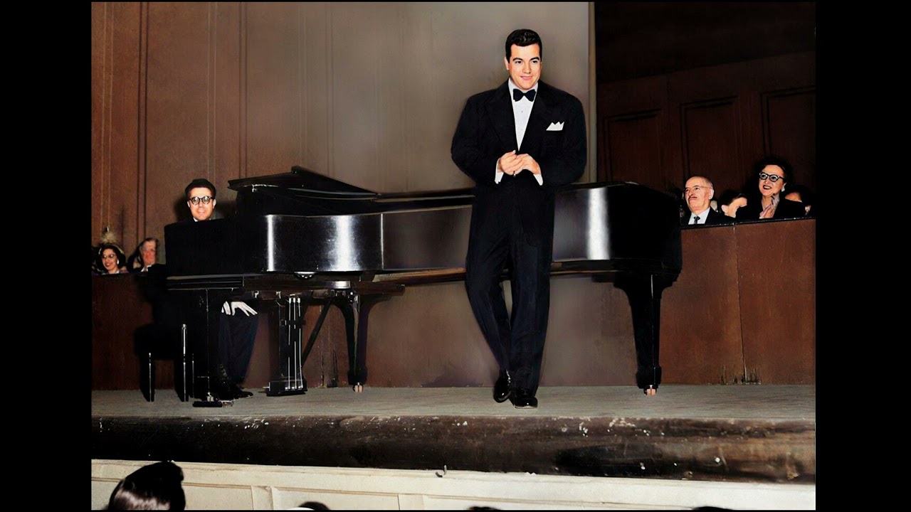 Mario Lanza - rehearsing Un di all'azzurro spazio (Andrea Chenier) 1952 restored 2025.