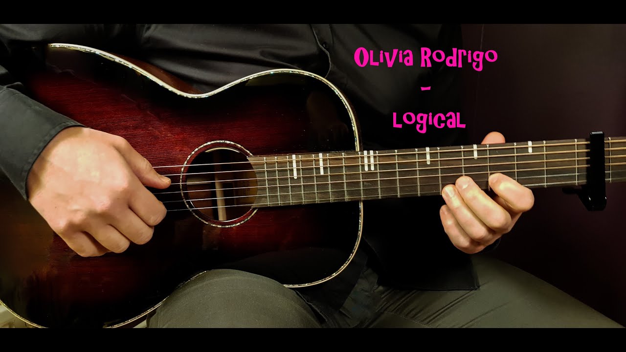 How to play OLIVIA RODRIGO - LOGICAL  Acoustic Guitar Lesson -Tutorial