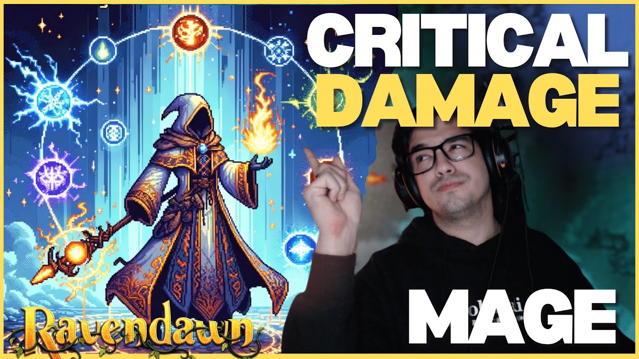 Ravendawn Critical strike/Damage Wiz Build | multi purpose PVE/PVP build