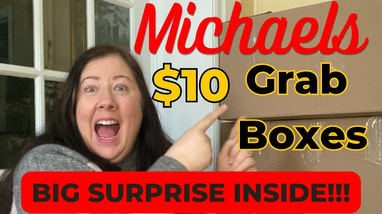 NEW Michaels Grab Bags - Big Surprise Inside!!