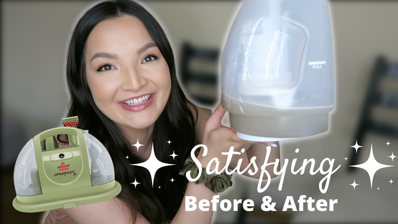 TikTok Made Me Buy It!! Magic Cleaner Review | Little Green Bissell Machine