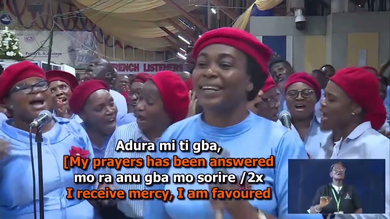 ADURA MI TI GBA BY FUNKE BADA WITH MASS CHOIR @RCCG HOLY GHOST CONGRESS 2023