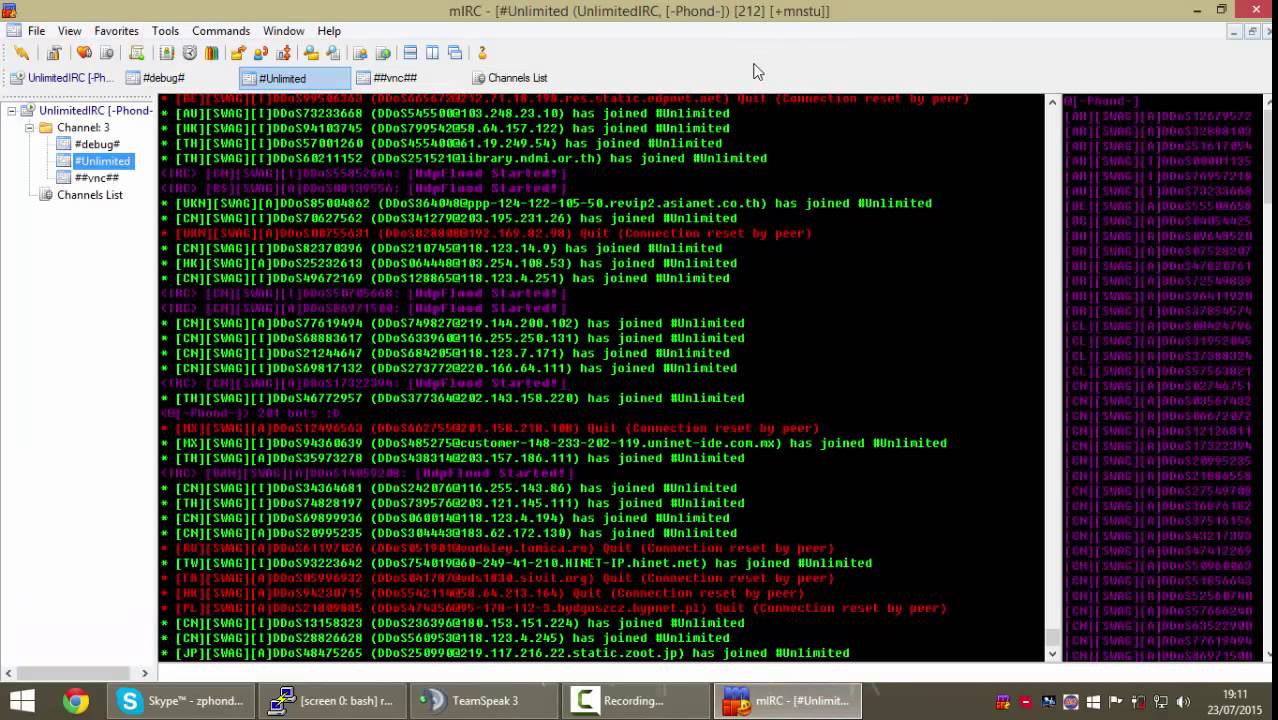 |Unlimited IRC 220 BOTS | Maxperip:1| TS3 OFF|