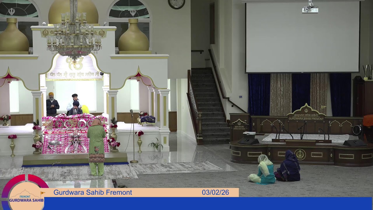 Gurdwara Sahib Fremont Morning Diwan 2026-03-02