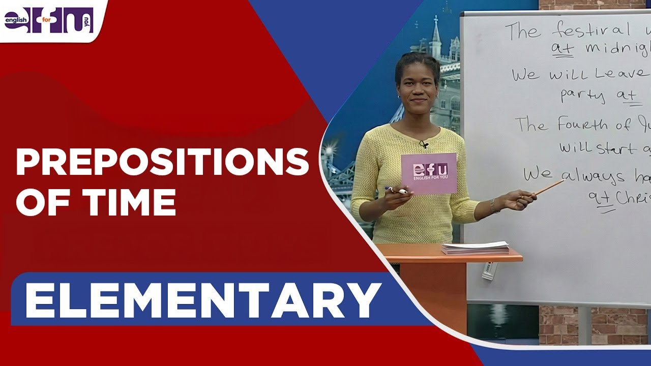 Let's Start English 127 Elementary Lesson 2 / Prepositions of Time