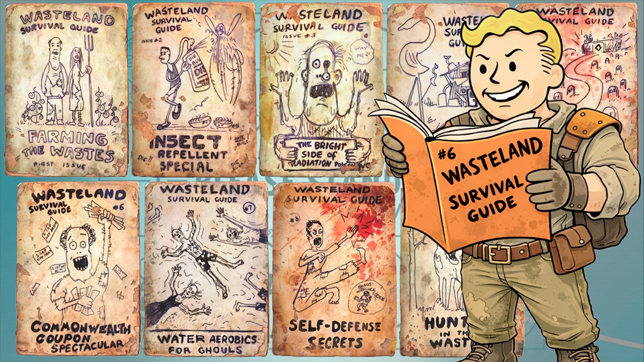 TODAS AS REVISTAS GUIA DE SOBREVIVÊNCIA DOS ERMOS NO FALLOUT 4