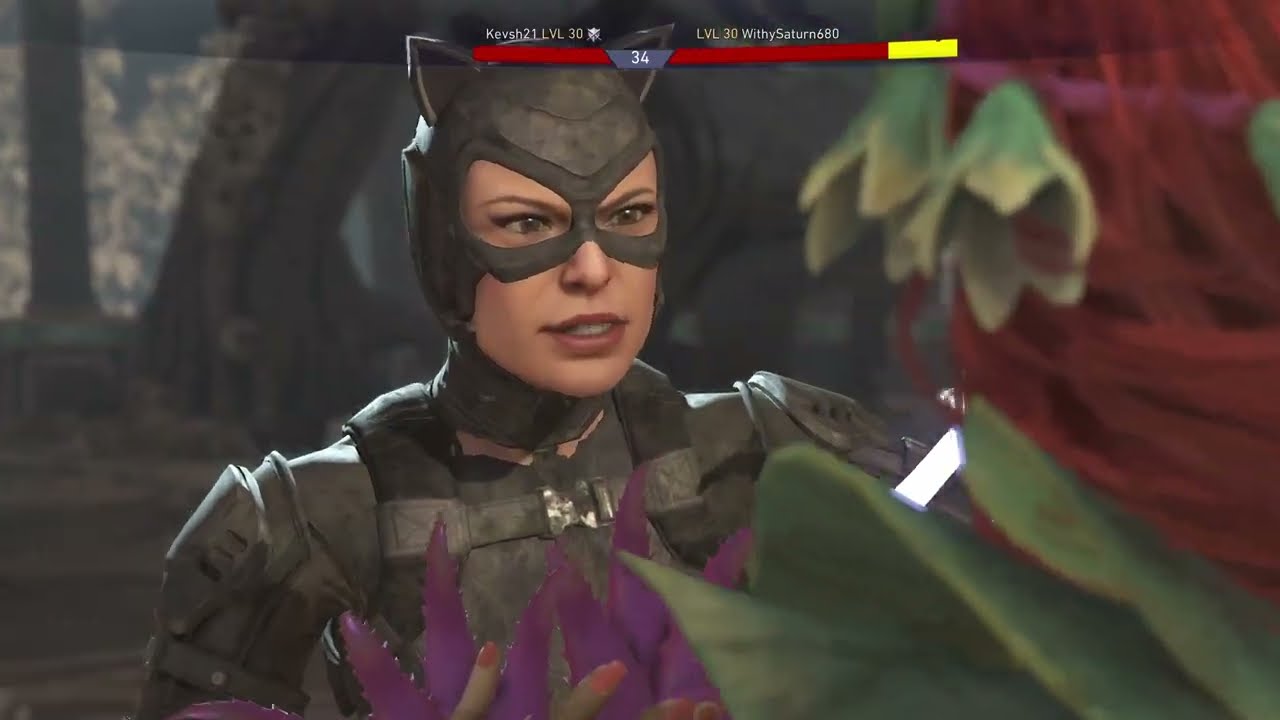 Injustice 2 - Catwoman vs Poison Ivy