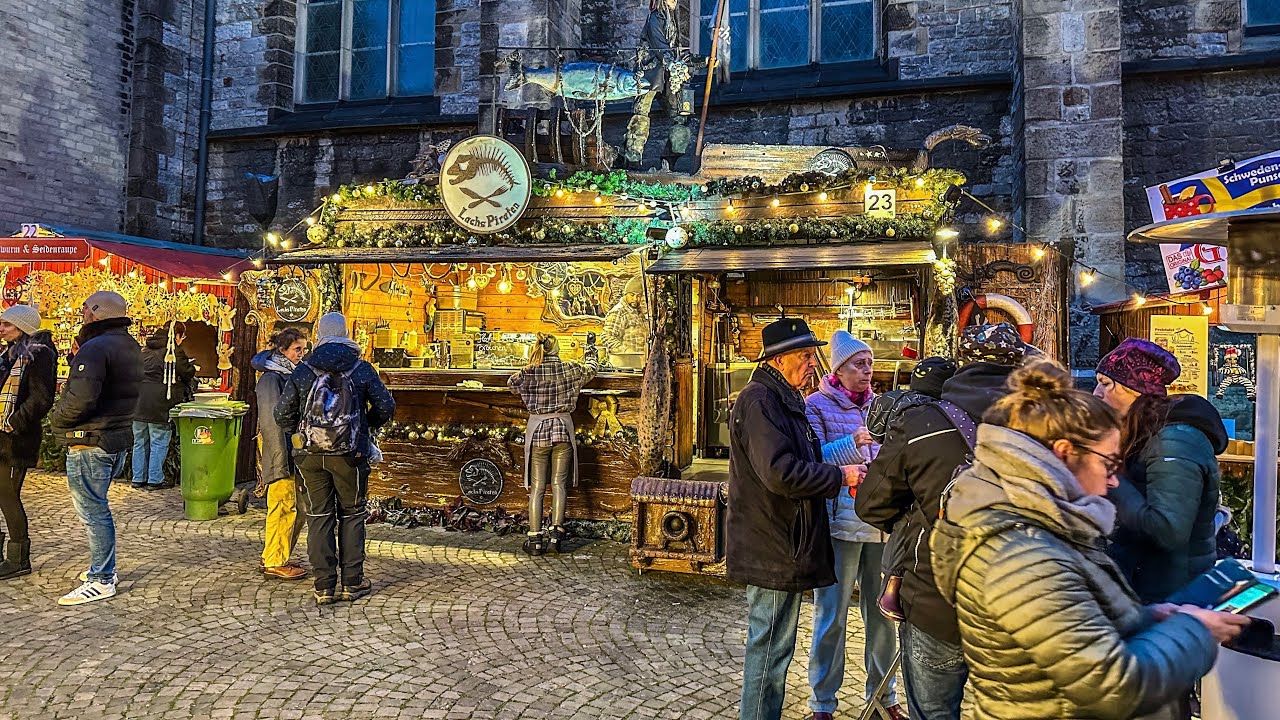 Blotschenmarkt Mettmann 2023 Weihnachtsmarkt Walkthrough 4K Germany