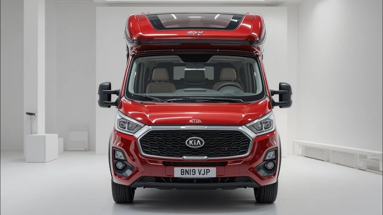 Представлен автодом Kia 2026 года – футуристический кемпер для идеальной жизни в фургоне.