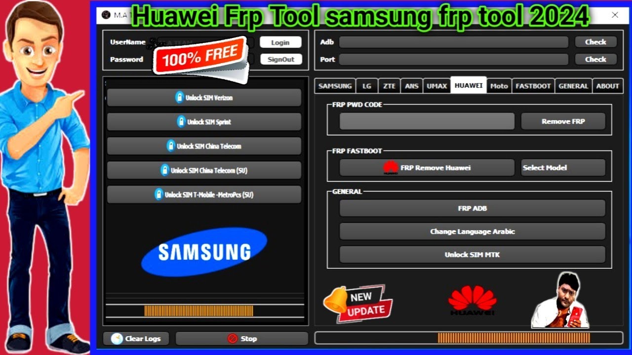 Huawei Frp Tool 2024/Huawei frp and id bypass tool.Huawei id bypass tool.Honor/samsung frp tool 2024