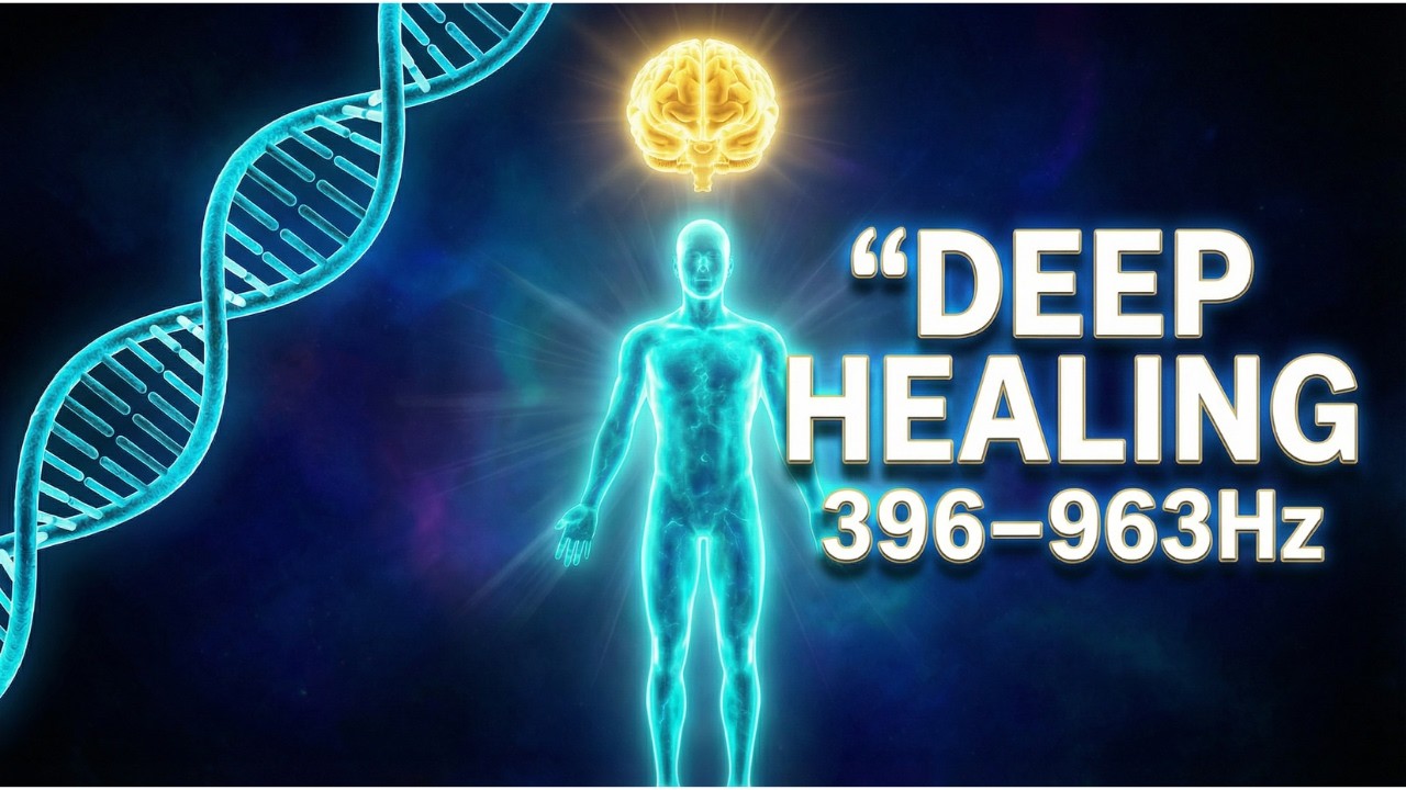 Deep Healing Sleep • 396Hz 417Hz 432Hz 528Hz 639Hz 741Hz 852Hz 963Hz • Full Body & Soul Regeneration