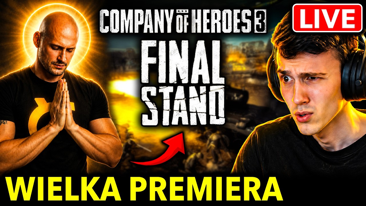 🔴 PREMIERA CoH3 FINAL STAND! 💀 Ostre gowno! (+ Aktualizacja 2.5)