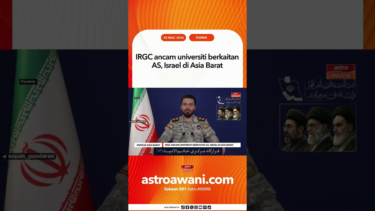 IRGC ancam universiti berkaitan AS, Israel di Asia Barat 1
