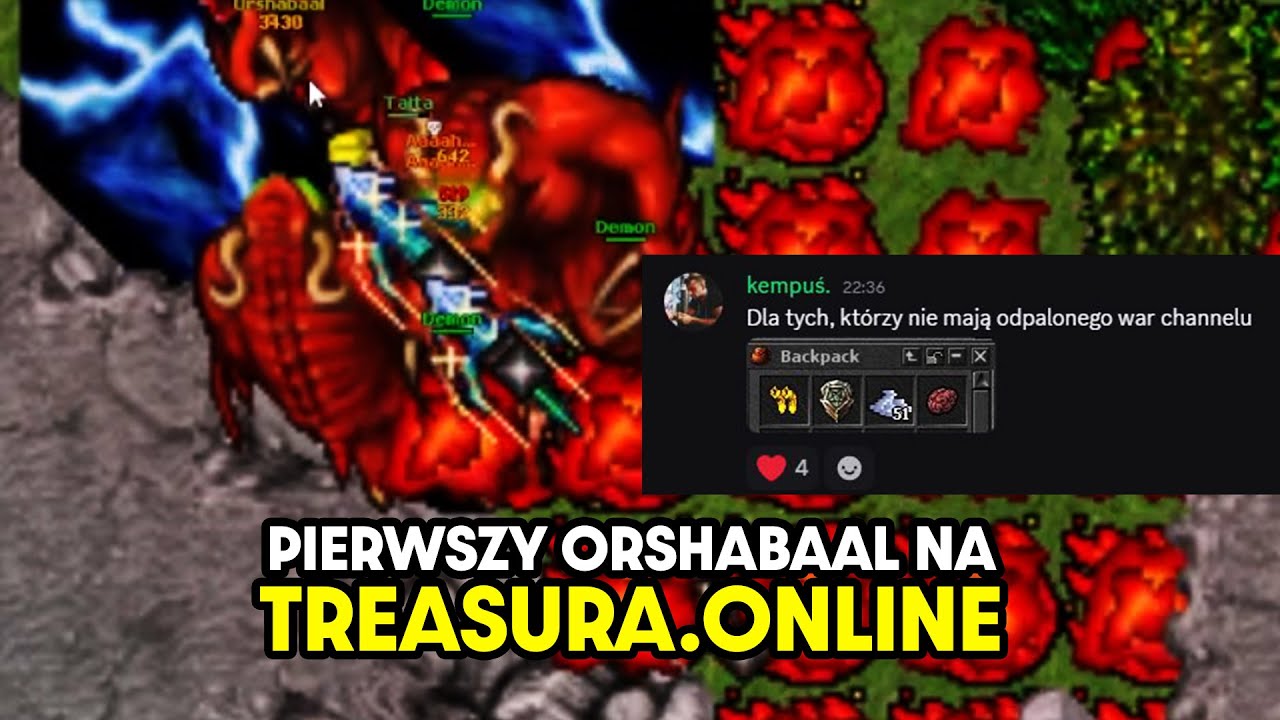 ORSHABAAL NA TREASURA ONLINE! CAM PROSTO Z AKCJI! golden bootsy?