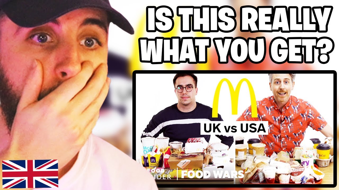 Brit Reacts to US vs UK McDonald's | Food Wars (IM JEALOUS!)