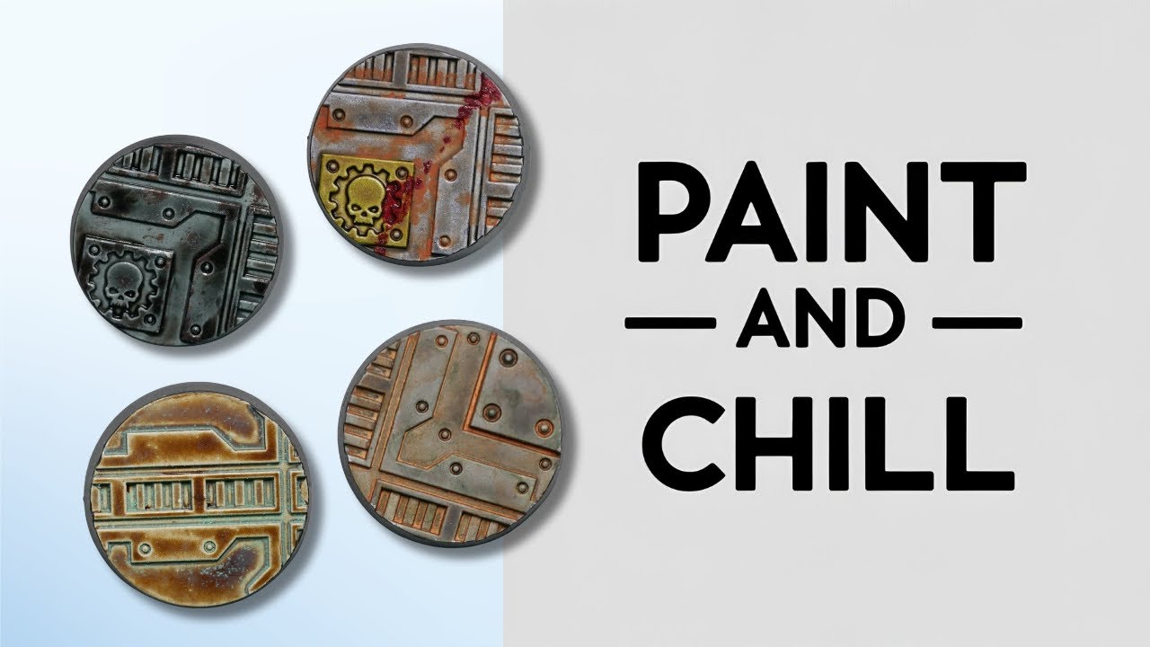 PAINT & CHILL - Zone Mortalis Bases- Warhammer 40k Necromunda Speedpaint Relaxing ASMR