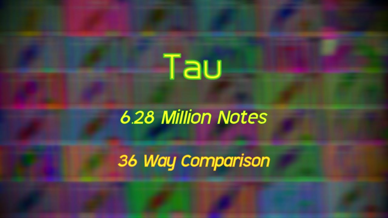 [Black MIDI] Tau 6.28 Million Notes | 36 Way Comparison