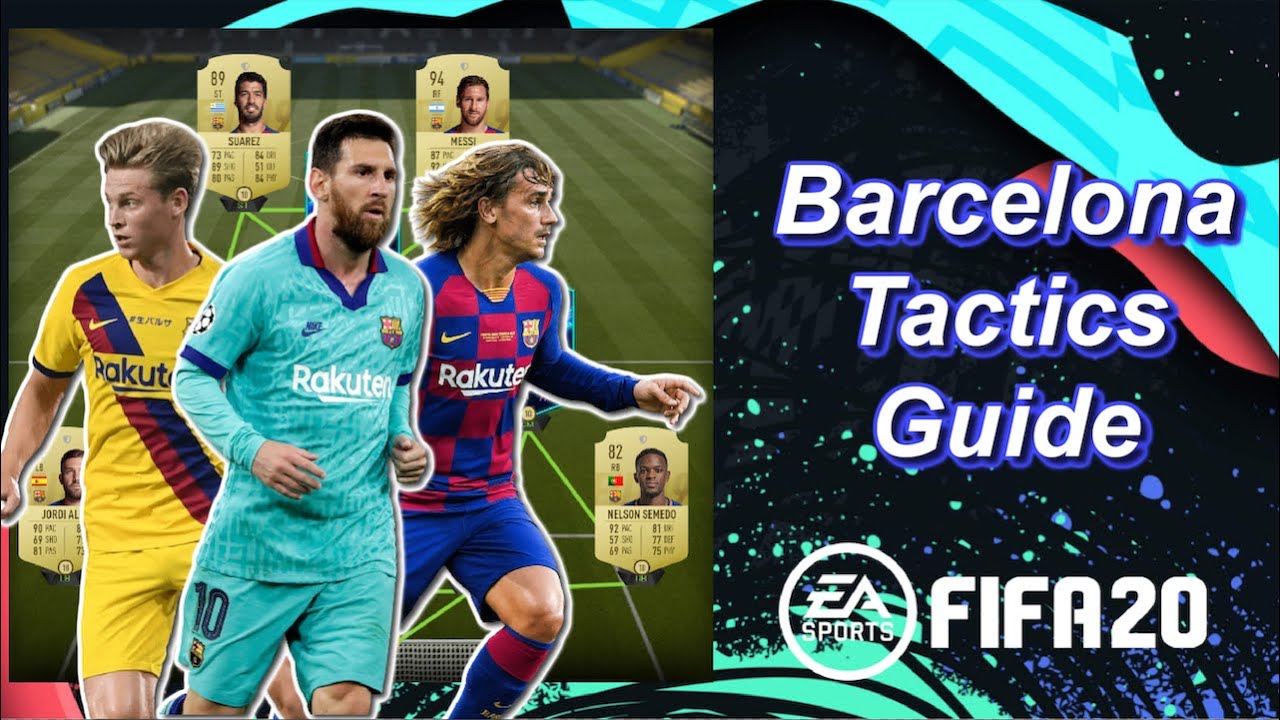 BEST FC BARCELONA Strategy in FIFA 20 | FIFA 20 Tactics Guide (Formation, Tactics, and Instructions)