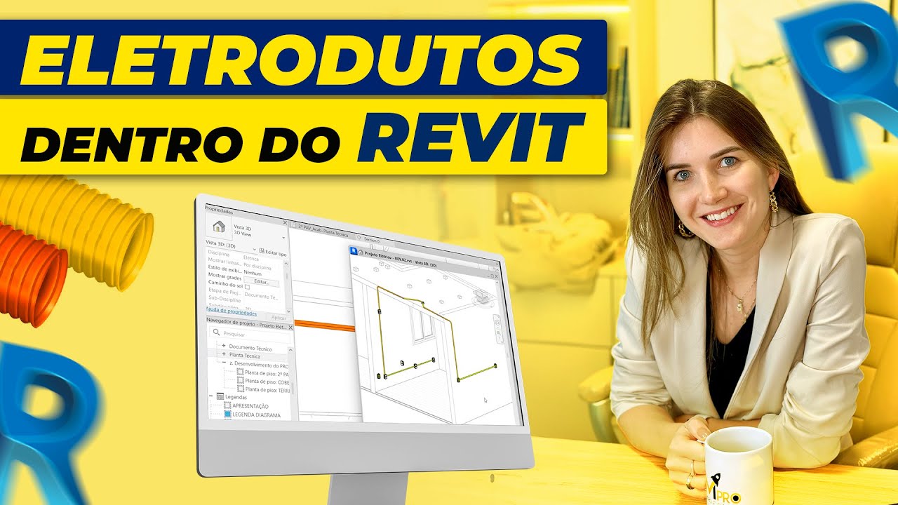 Passo a passo para lançar eletrodutos no Revit