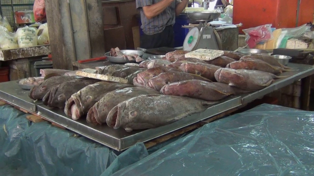 Penang - Bazaar Chowrasta market (Georgetown)