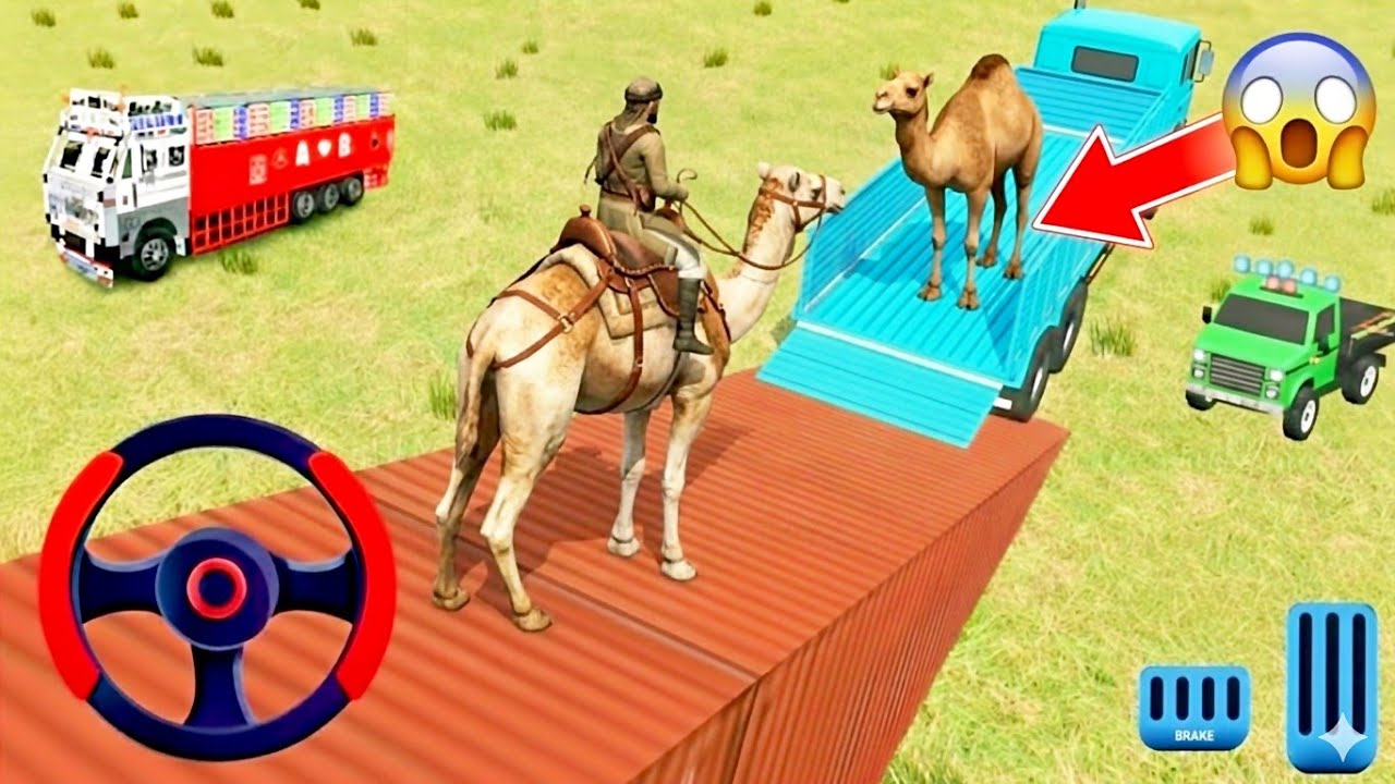 Ultimate Truck Loading😱🔥 Camel & DJ Setup Ka Dangerous Mission #truck #gaming #dj