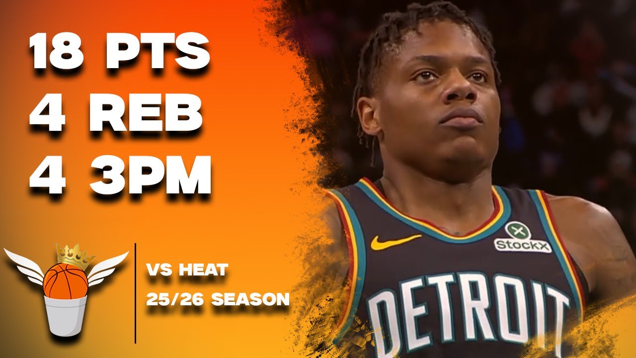 Marcus Sasser 18 Points vs Heat Full Highlights! (1/1/2026)