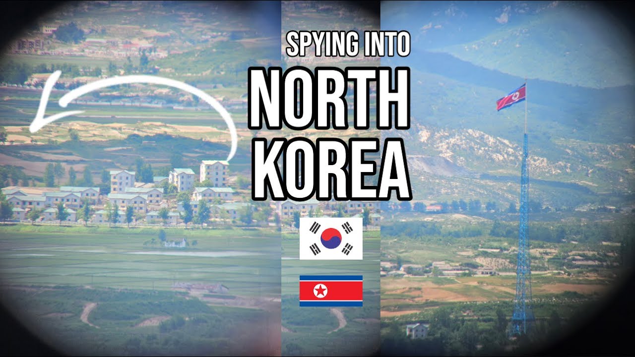 Spying Into North Korea: A Rare View Across the DMZ with Binoculars
